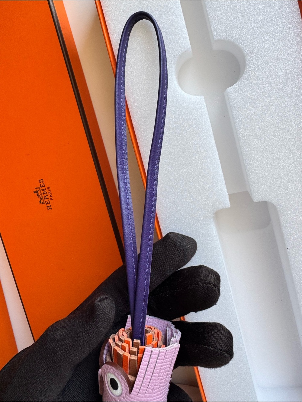 💞Authentic💞Hermes Chouette Bag Charm - BRAND NEW/ NEVER WORN - Picture 7 of 12